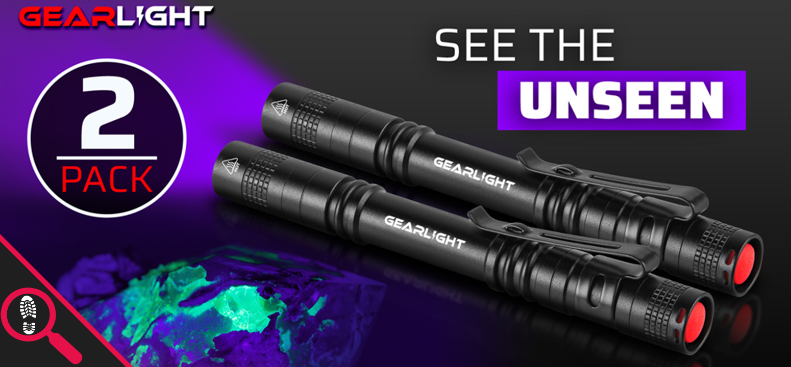 Blacklight flashlights